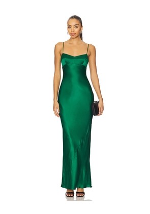 Amanda Uprichard Janeiro Maxi Dress in Green. Size L. Also in M, S.