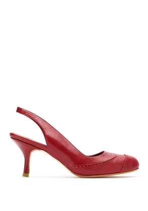 Sarah Chofakian leather pumps - Red