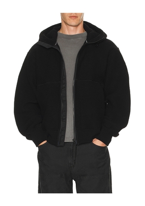 Canada Goose Chilliwack Fleece Bomber in Black. Size L. Also in M, S, XL/1X, XXL/2X.