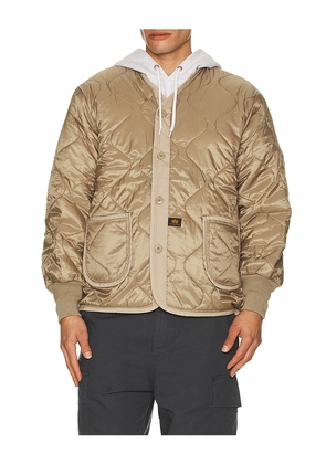 ALPHA INDUSTRIES ALS/92 Liner in Brown. Size M. Also in S, XL/1X, XXL/2X.