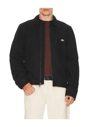 Dickies Canvas Painter Jacket in Black. Size L. Also in M, S.