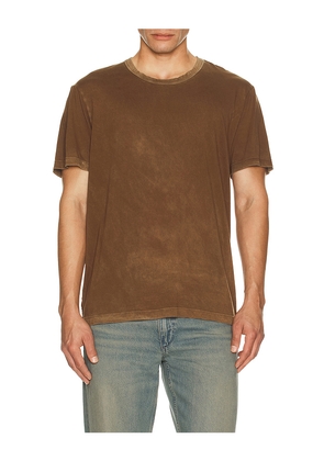 COTTON CITIZEN The Classic Crew Tee in Brown. Size M. Also in L, XL/1X.
