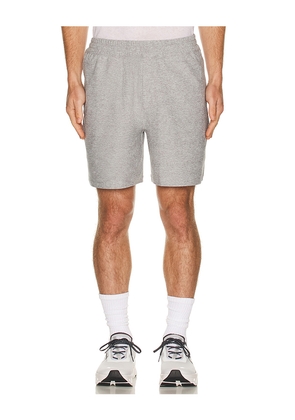 Beyond Yoga Spacedye Unlimited Men's Short in Grey. Size M. Also in S, XL/1X, XXL/2X.