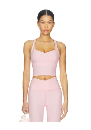 Beyond Yoga Spacedye Intensity Racerback Cropped Tank Top in Pink. Size L. Also in M, S, XL, XS.