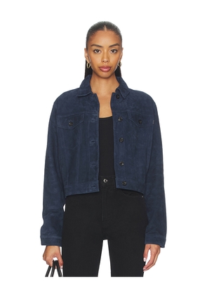 DL1961 Vika Jacket in Navy. Size L. Also in M, S, XS.