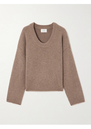 Loulou de Saison - Derry Oversized Cashmere Sweater - Brown - x small,small,medium,large,x large