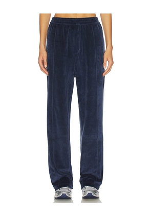 adidas Originals x Wales Bonner Velour Track Pant in Navy. Size M. Also in S.