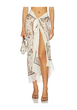 Agua by Agua Bendita Lavanda Andes Pareo in Cream.