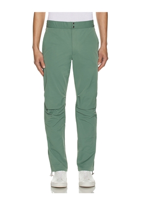 SIMKHAI Caruso Darted Jogger in Green. Size M. Also in XL/1X.
