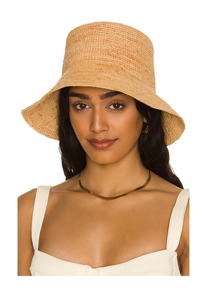 Hat Attack Chic Crochet Bucket Hat in Neutral.