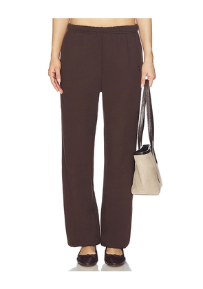 Eterne Boyfriend Pocket Sweatpant in Chocolate. Size L. Also in M, S, XL, XS.