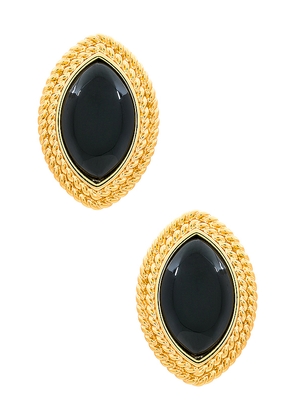 Heaven Mayhem Noir Earrings in Black.