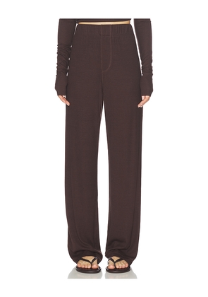 Eterne Lounge Pant in Chocolate. Size L. Also in M, S, XL, XS.