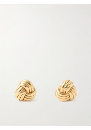 Bottega Veneta - Knot Gold-plated Earrings - One size