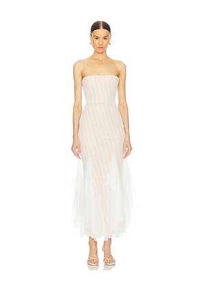 God Save Queens Alizee Strapless Dress in Nude. Size M. Also in S, XS.