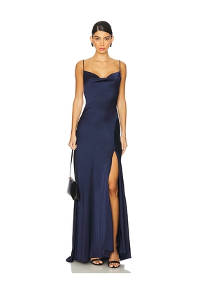 SIMKHAI Finley Gown in Navy. Size 4. Also in 8.