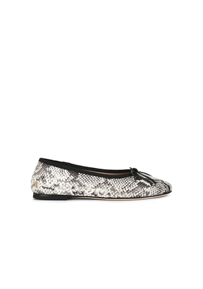 ANINE BING Jamie Flat in Black,White. Size 36. Also in 37, 38, 39, 40, 41.