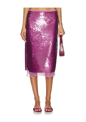 ASTR the Label Shirin Skirt in Purple. Size L. Also in M, S, XS.