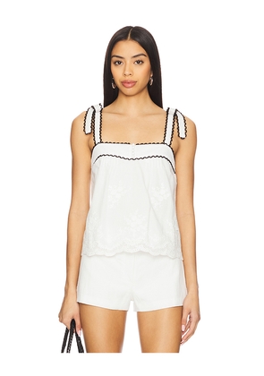 HEARTLOOM Miena Top in White. Size L. Also in M, S, XS.