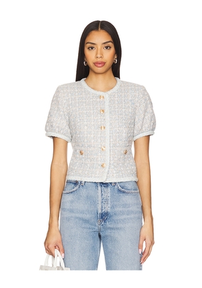 HEARTLOOM Susana Blazer in Baby Blue. Size M. Also in S, XL.