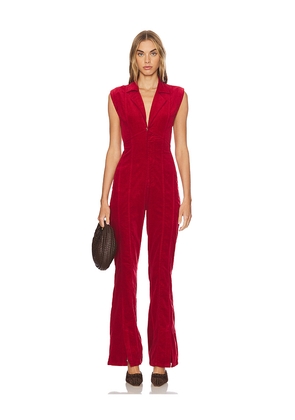 Free People x We The Free Crvy Ring The Alarm Cord One Piece in Red. Size M. Also in S, XL, XS.