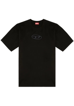 Diesel cut-out organic cotton T-shirt - Black