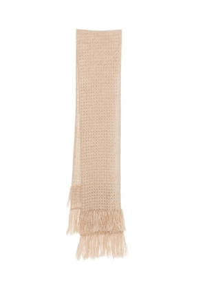 Fabiana Filippi fringed scarf - Neutrals