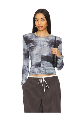 Gestuz Areen Blouse in Blue. Size M. Also in S.