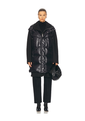 FWRD Renew Hermes Puffer Coat in Black. Size 46. Also in .
