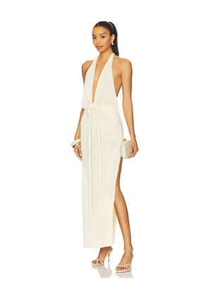 Flook The Label Oralia Dress in Beige. Size M. Also in XL.