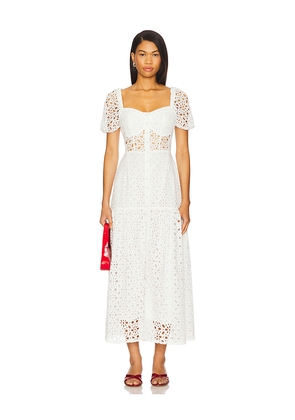 HEARTLOOM Sarella Dress in White. Size L. Also in S.