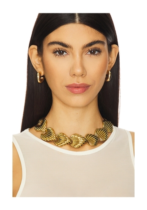 Julietta X Cassetto Jc2 Necklace in Metallic Gold.