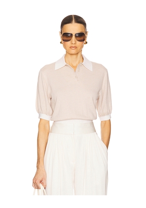 Helsa Liesel Polo in Beige. Size L. Also in M.