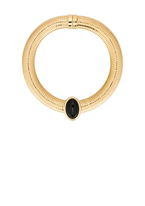 Julietta Opyum Necklace in Metallic Gold.