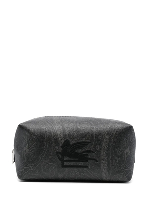 ETRO paisley-print wash bag - Black