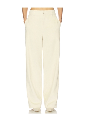 Helsa The Baggy Trouser in Corduroy in Cream. Size L. Also in XL.