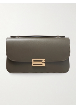 Victoria Beckham - Dorian Leather Clutch - Green - One size