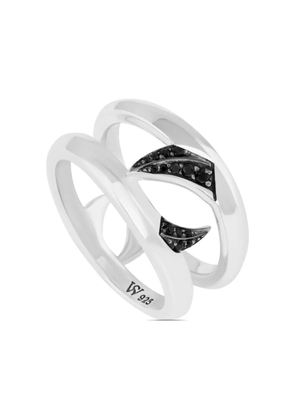 Stephen Webster Double Thorn sapphire ring - Silver