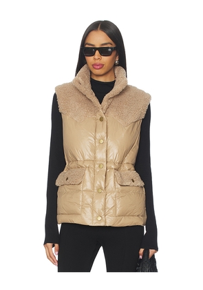 HEARTLOOM Alex Vest in Tan. Size L. Also in M, S, XS.