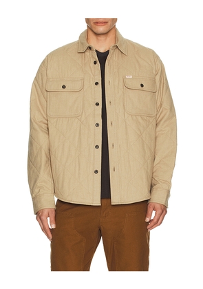 Filson Insulated Flannel Shirt in Taupe. Size M. Also in XL/1X.