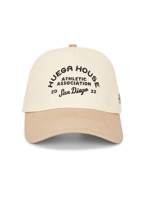 Huega House Athletic Association Hat in Brown.