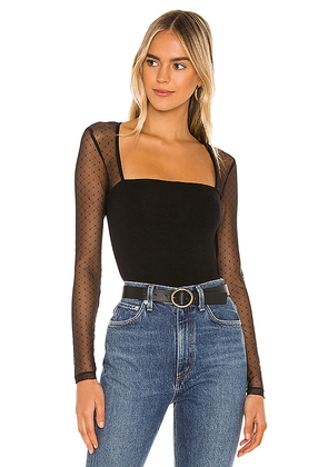 Lovers and Friends Elisabetta Bodysuit in Black. Size M. Also in L, XXS.