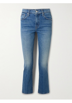 Mother - The Insider Cropped High-rise Bootcut Jeans - Blue - 24,25,26,27,28,29,30,31,32