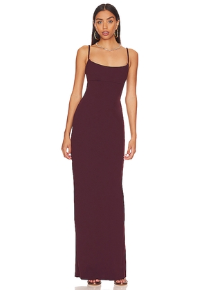 Nookie Bailey Gown in Wine. Size L. Also in M, XL.