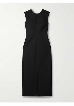 RÓHE - Charliana Open-back Crystal-embellished Wool-blend Maxi Dress - Black - FR 34,FR 36,FR 38,FR 40,FR 42,FR 44