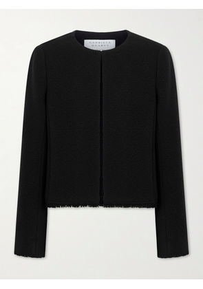 Gabriela Hearst - Normand Frayed Wool And Cashmere-blend Jacket - Black - IT36,IT38,IT40,IT42,IT44