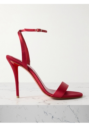 Christian Louboutin - Miss Z 100 Satin Sandals - Red - IT35,IT36,IT36.5,IT37,IT37.5,IT38,IT38.5,IT39,IT39.5,IT40,IT40.5,IT41,IT41.5,IT42