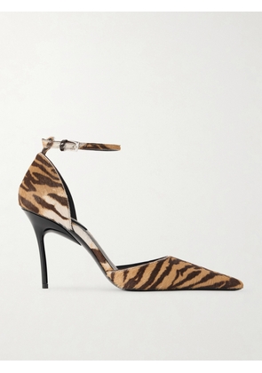 Alaïa - D'orsay 110 Tiger-print Calf Hair Pumps - Brown - IT35,IT36,IT37,IT38,IT39,IT40,IT41