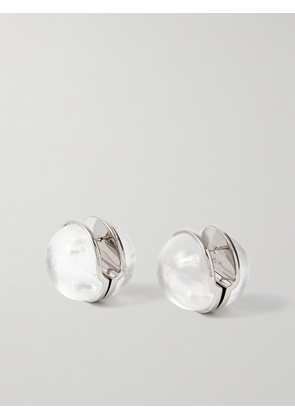 Alaïa - Sphere Silver-tone Crystal Earrings - One size