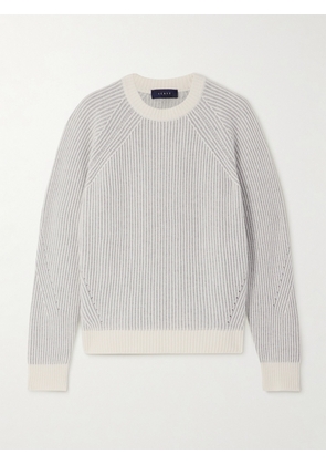 SEASE - Ribbed Cashmere Sweater - Gray - 01,2,3,4